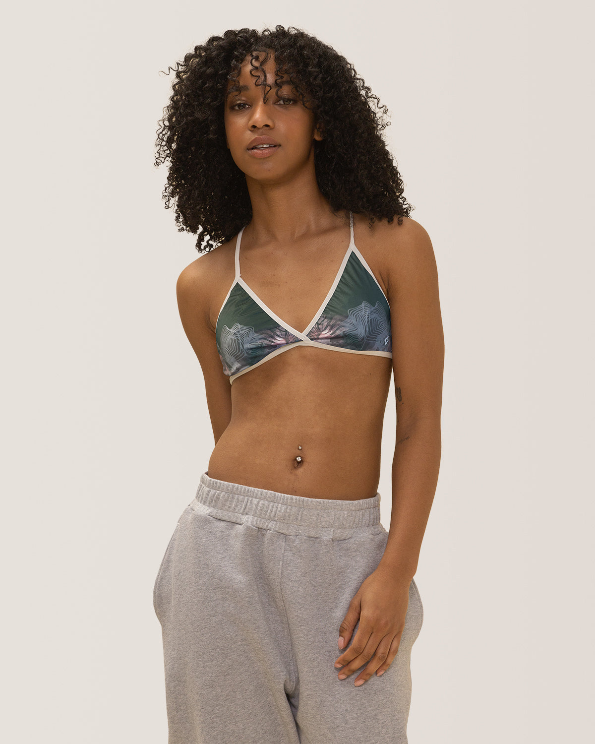 Grey fashion bralet