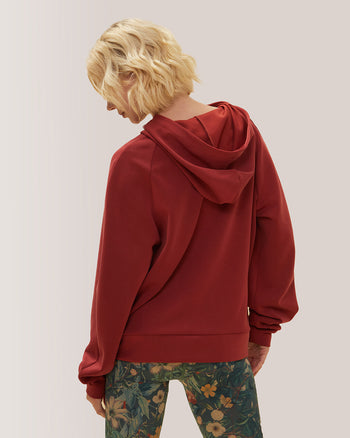 Horizon Hoodie Rose Boreal -Rubis