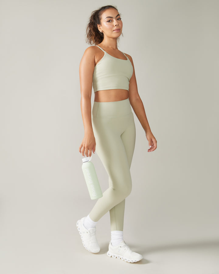 North Star Rib Sport Legging Mint Rose Boreal