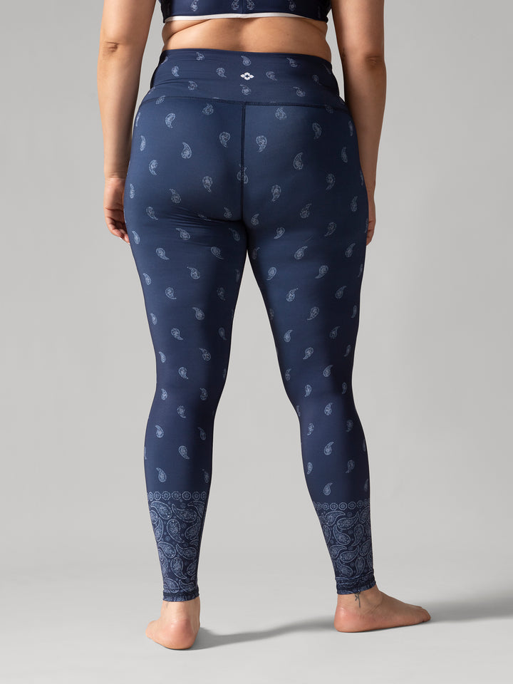 Reversible Legging Bandana Navy Rose Boreal -Bandana