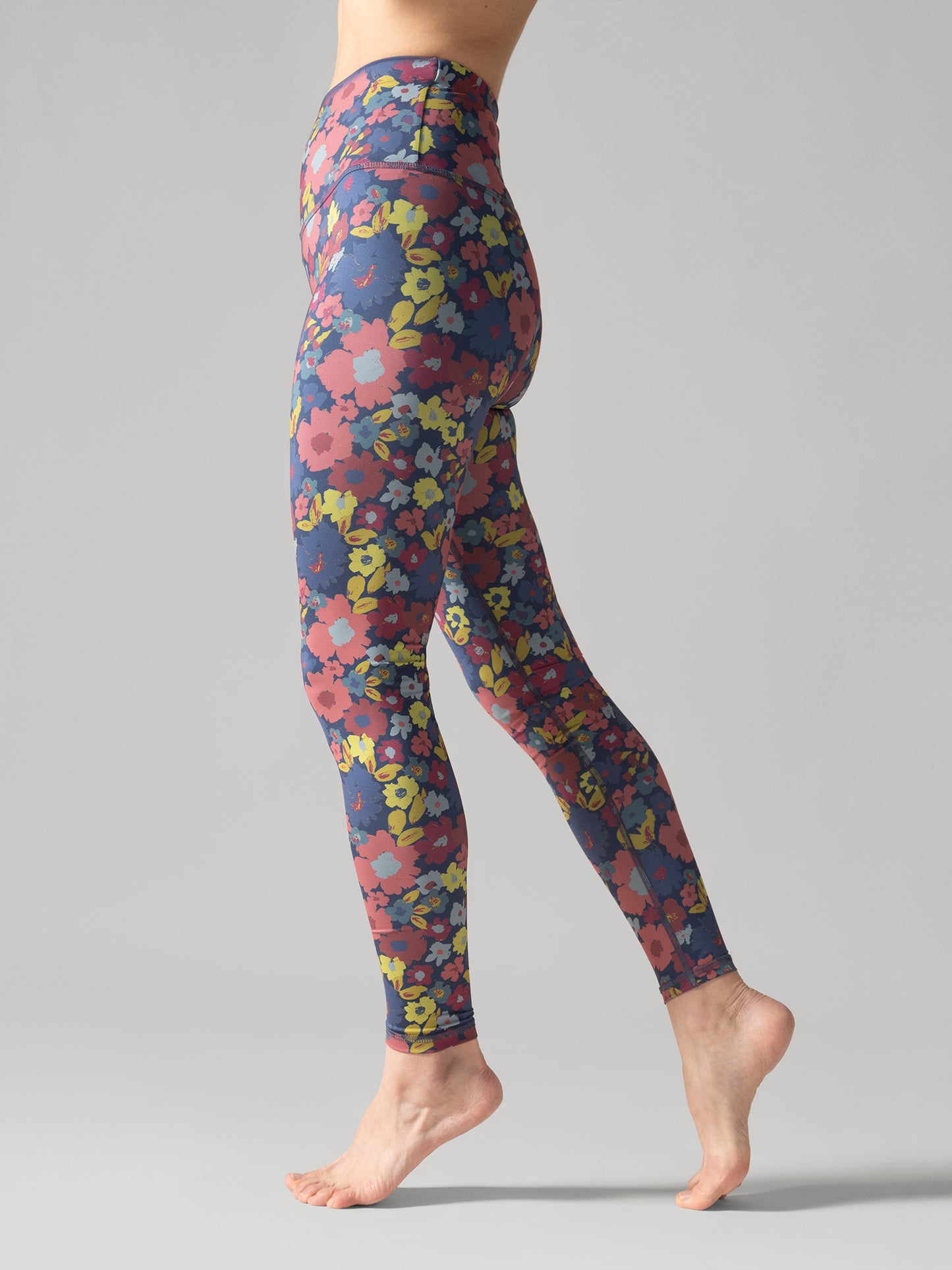 Reversible Legging Bandana Navy Rose Boreal - Groovy Meadow / Prairie Branchée