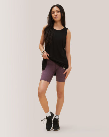 BFF Bike Short Rose Boreal -Eggplant / Aubergine