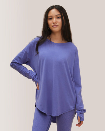 Cozy Long Sleeve Shirt in Iris
 / Chandail Confo - Iris