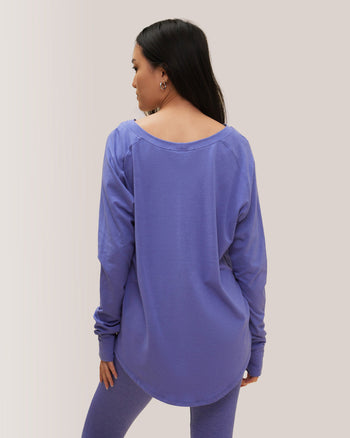 Cozy Long Sleeves Rose Boreal -Iris