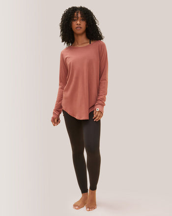 Cozy Long Sleeves Rose Boreal -Dahlia