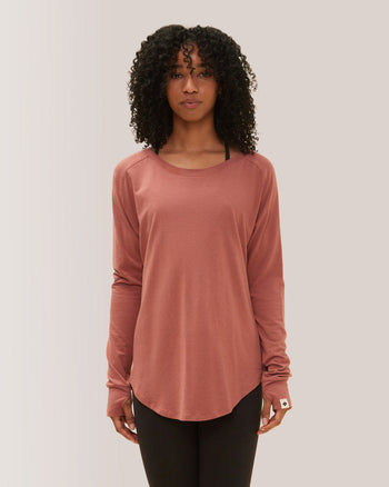 Cozy Long Sleeves Rose Boreal -Dahlia