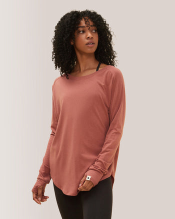 Cozy Long Sleeves Rose Boreal -Dahlia / Dahlia Over