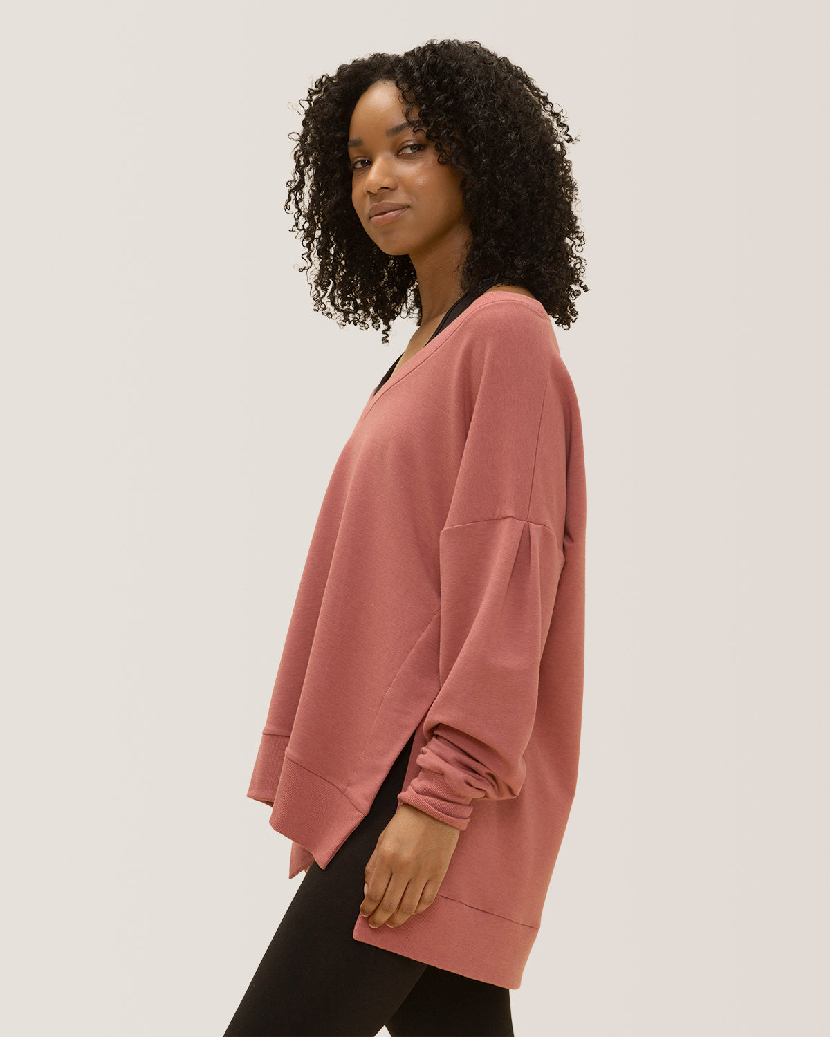 Forillon Sweatshirt - Rose Boreal - Blush / Rosée Over / Blush Over