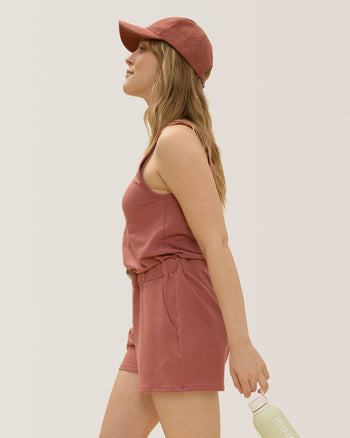 Heat Wave Romper, Combishort canicule - Blush / Rosée Over / Blush Over