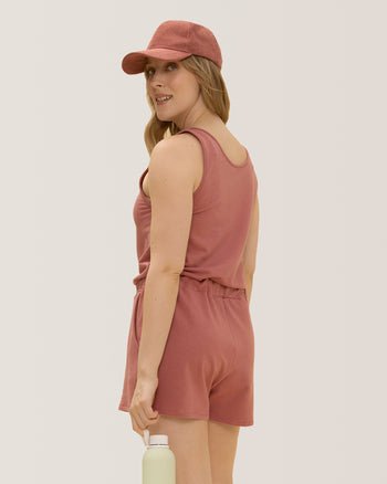 Heat Wave Romper, Combishort canicule - Blush / Rosée.