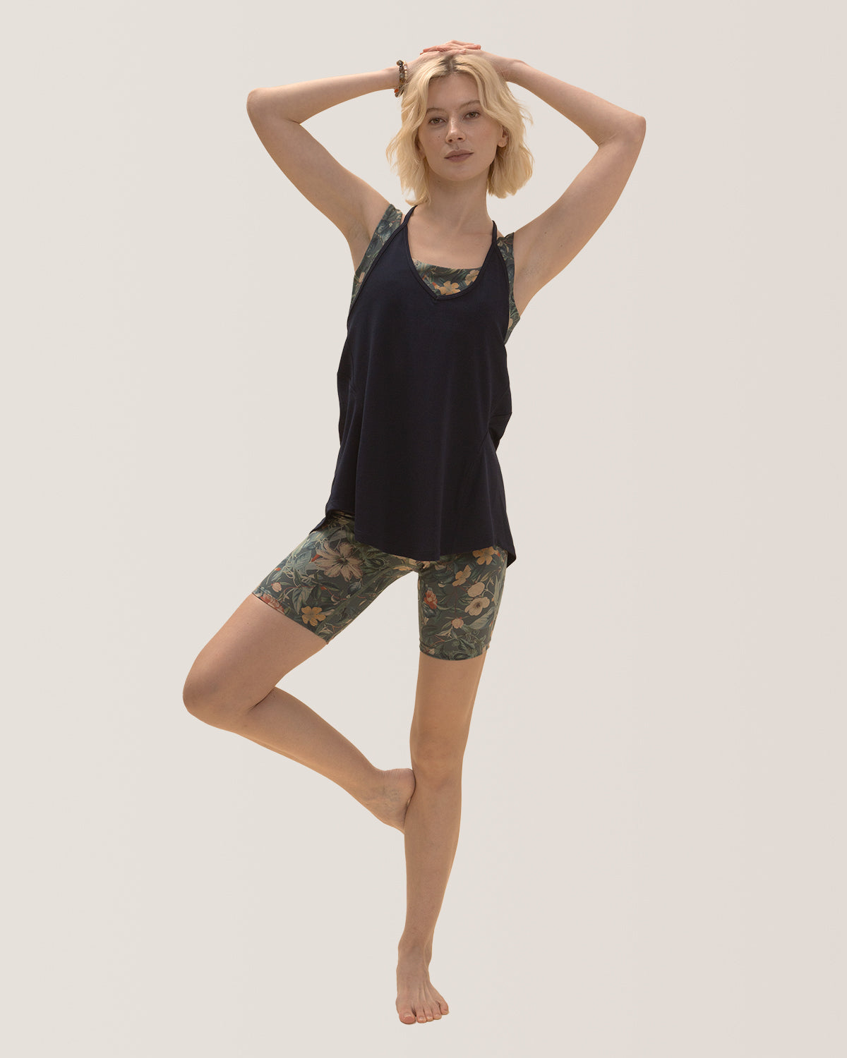 Rose Boreal Hello Sunshine Tank Top - Denim