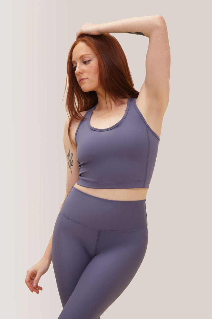 Eco-friendly Wellness Tank Top by Rose Buddha - Grisaille