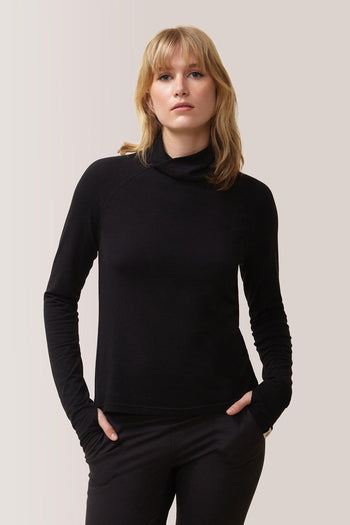 Zenith turtleneck total eclipse black Rose Buddha -Total Eclipse / Éclipse Totale