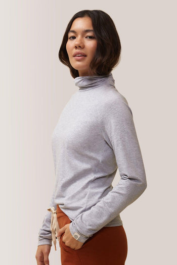 Zenith turtleneck moon gray Rose Buddha -Moon / Lune